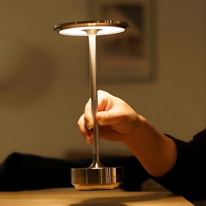 Tafellamp LED Draadloos Dimbaar Aluminium Waterdicht