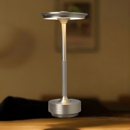 Tafellamp LED Draadloos Dimbaar Aluminium Waterdicht