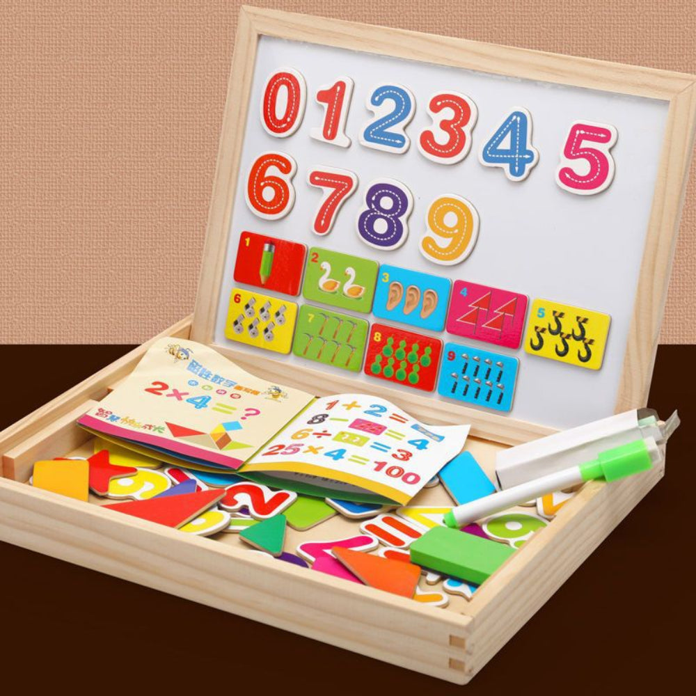 Tekentafel Kinderen Magnetisch Whiteboard Krijtbord Hout