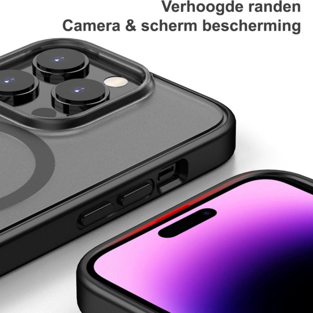 Telefoonhoesje MagSafe Transparant Shockproof Phone Bescherming