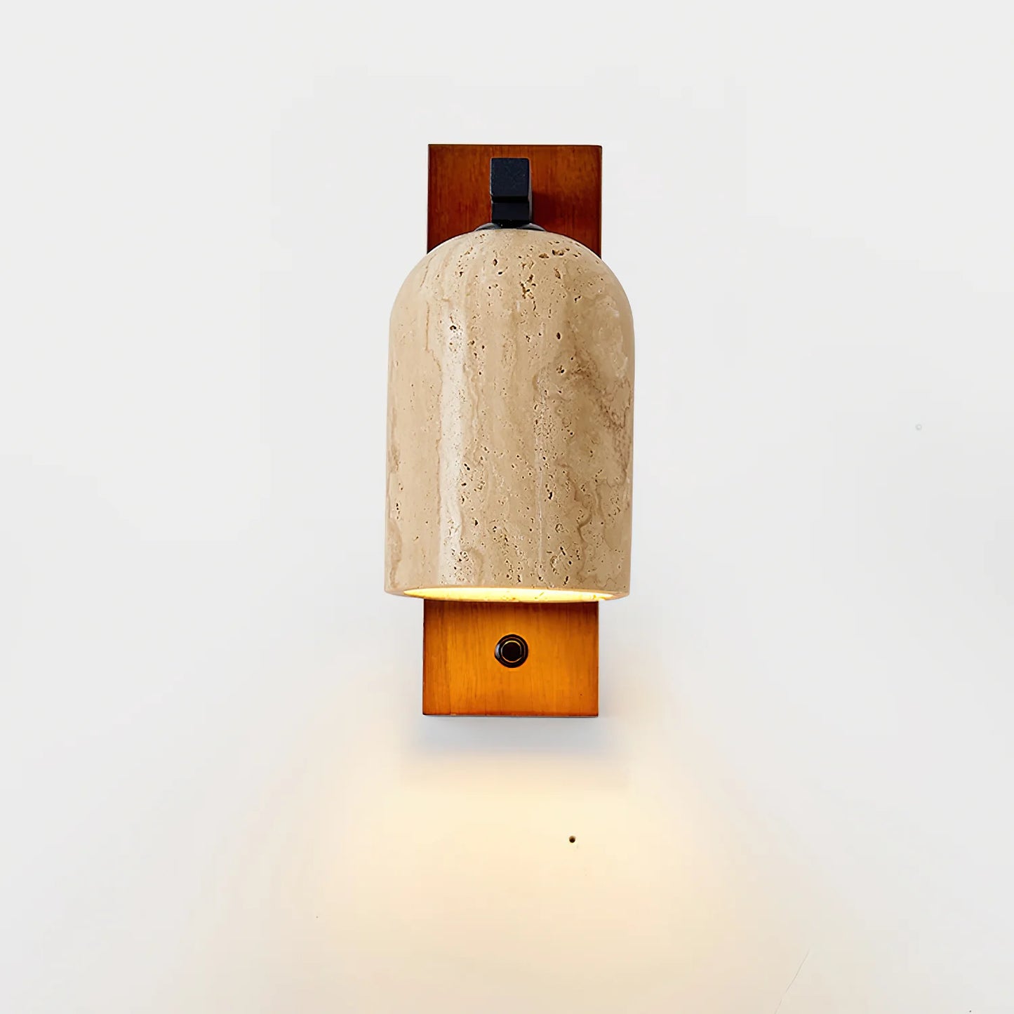 Moderne Travertin Hout Luxe Wandlamp