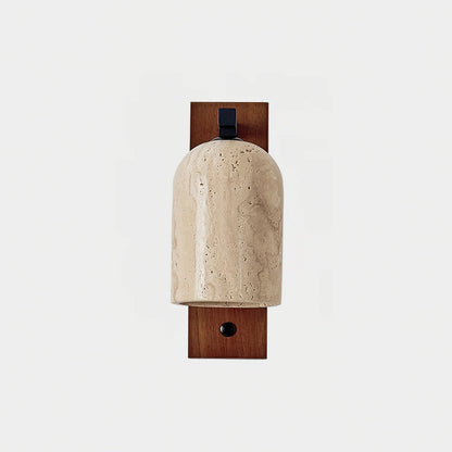 Moderne Travertin Hout Luxe Wandlamp