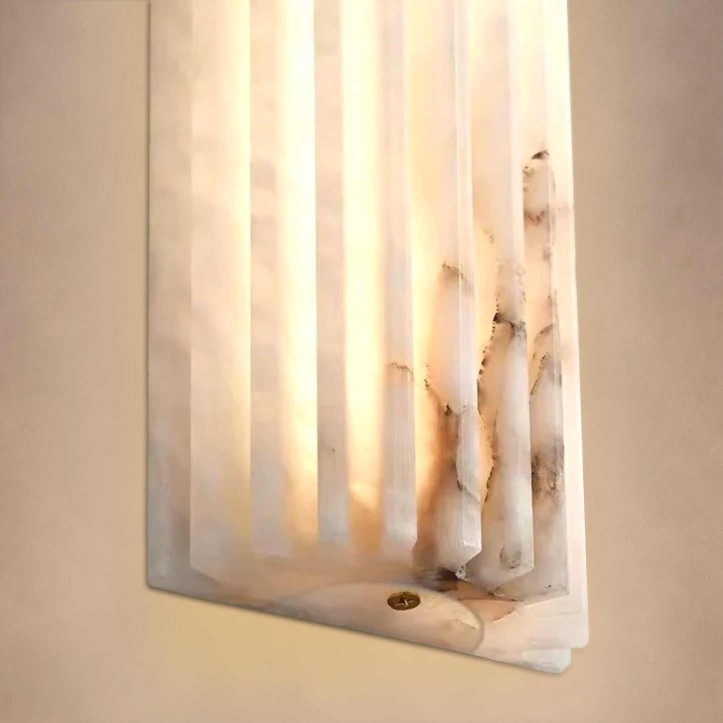 Tijdloze Natuurlijke SteenLichtlijn Wandlamp