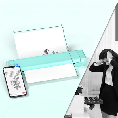 Thermische Printer Draagbaar Bluetooth Inktloos Printapparaat