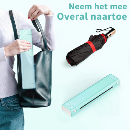 Thermische Printer Draagbaar Bluetooth Inktloos Printapparaat