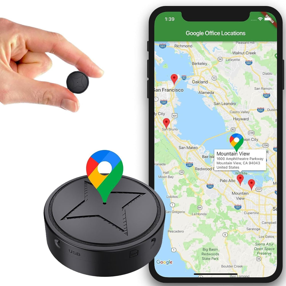 GPS Tracker Magnetisch Compact Realtime Voertuig Volgsysteem