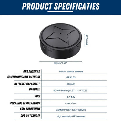 GPS Tracker Magnetisch Compact Realtime Voertuig Volgsysteem