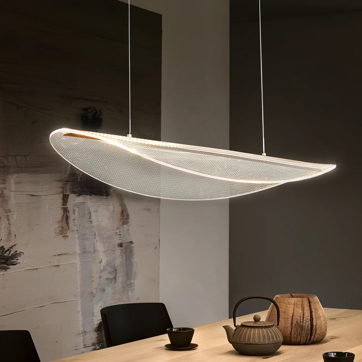 Moderne Dimbare Gebogen LED Hanglamp