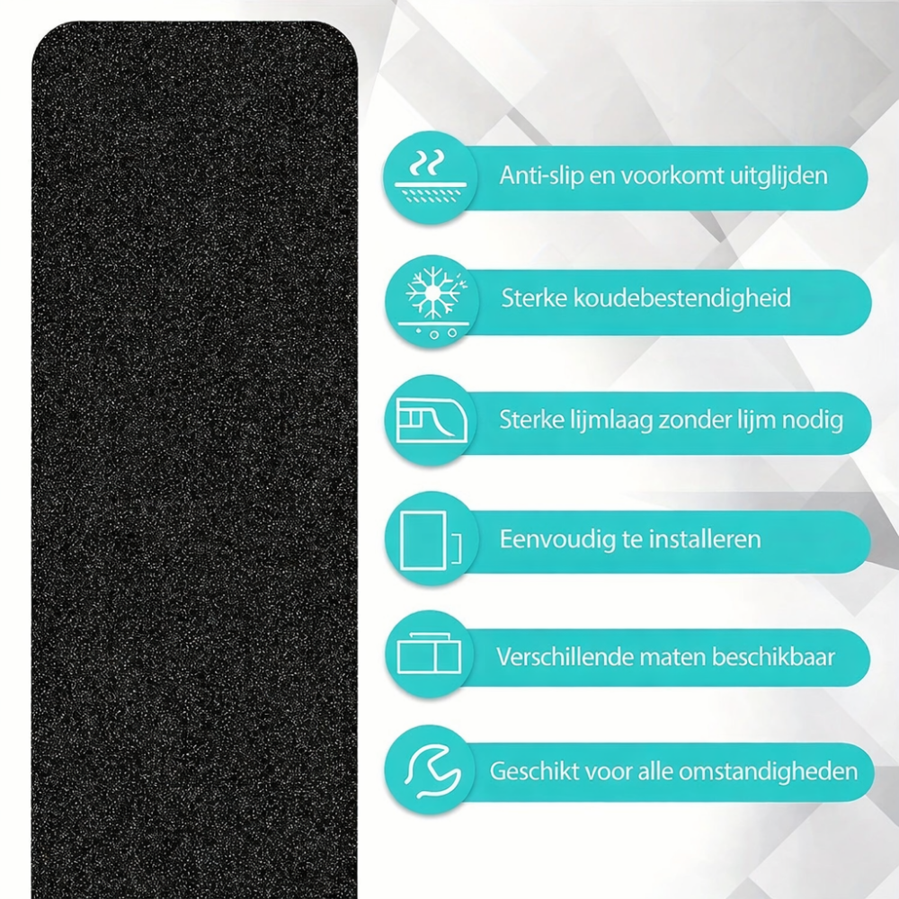 Traptreden Antislip Rubber Veiligheidsstrips Binnen Buiten