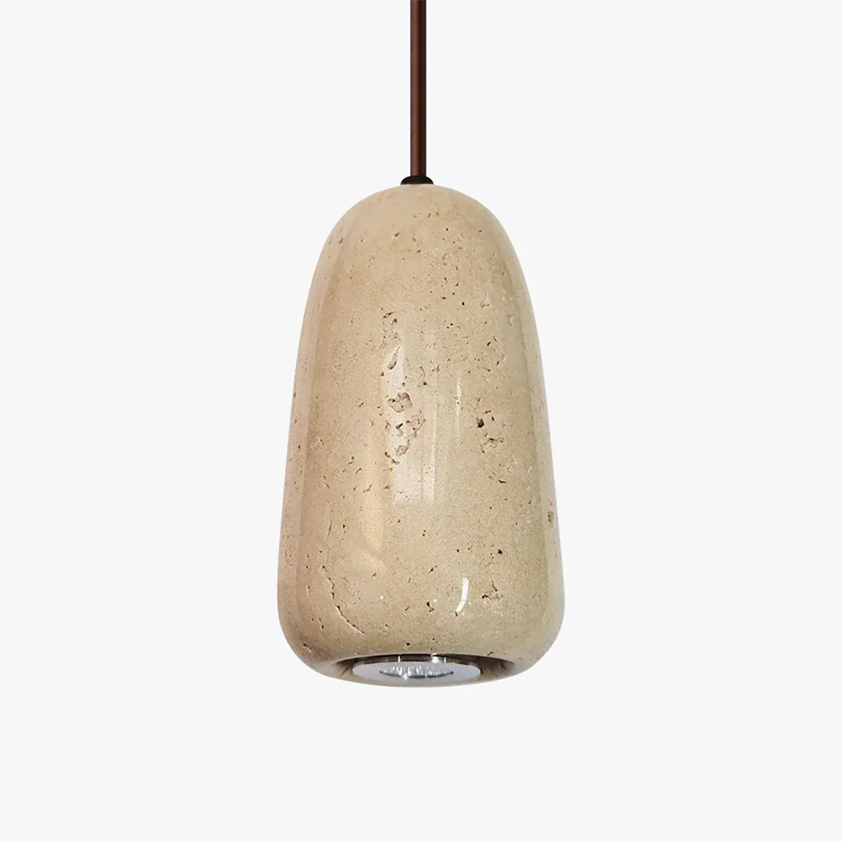 Luxe Travertijn Cilindrische Hanglamp