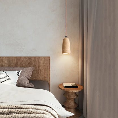 Luxe Travertijn Cilindrische Hanglamp