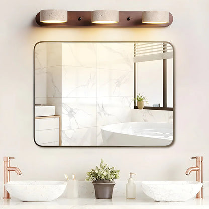 Travertin Duo Lamp Beugel Wandlamp – Natuurlijke Warmte in Modern Design
