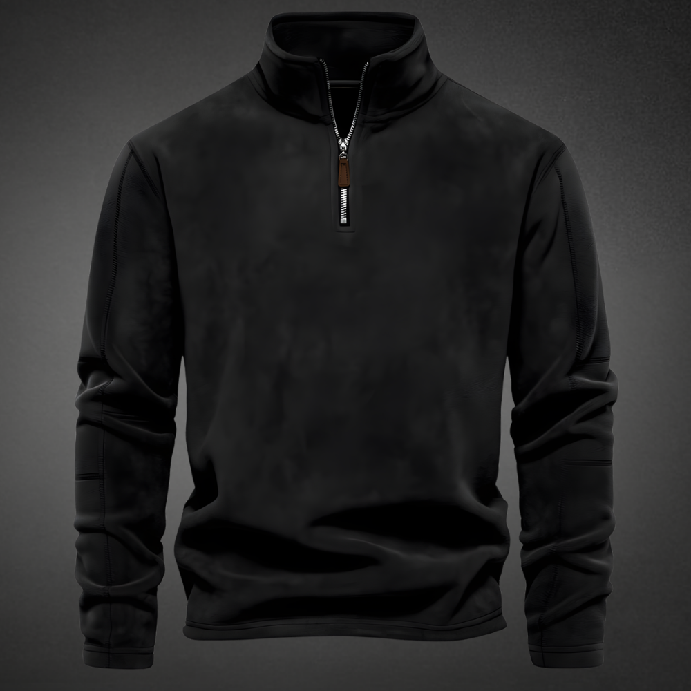 Trui Heren Fleece Half Zip Winter Casual