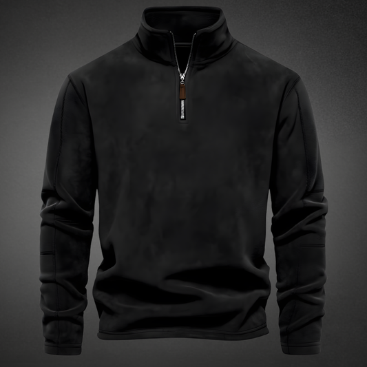 Trui Heren Fleece Half Zip Winter Casual