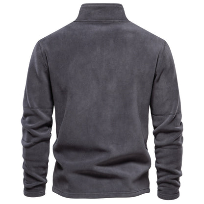 Trui Heren Fleece Half Zip Winter Casual