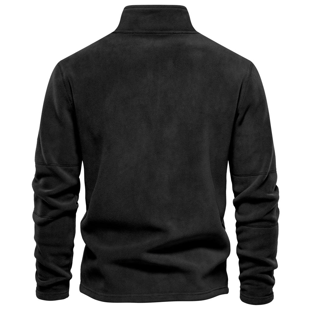 Trui Heren Fleece Half Zip Winter Casual