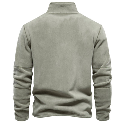 Trui Heren Fleece Half Zip Winter Casual
