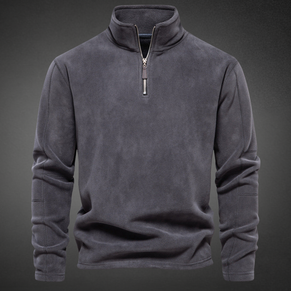 Trui Heren Fleece Half Zip Winter Casual