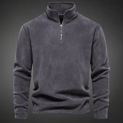 Trui Heren Fleece Half Zip Winter Casual