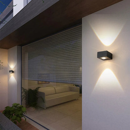 UFO Zwarte Box Waterdichte Buiten Wandlamp