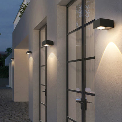 UFO Zwarte Box Waterdichte Buiten Wandlamp
