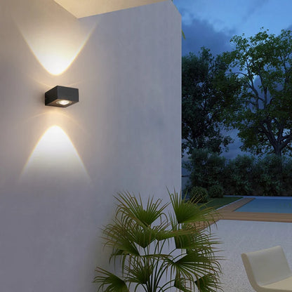 UFO Zwarte Box Waterdichte Buiten Wandlamp