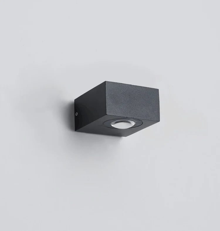 UFO Zwarte Box Waterdichte Buiten Wandlamp