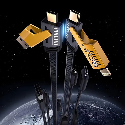 USB Kabel Snellaad Multi Compatibel Nylon Gevlochten Oplaadkabel