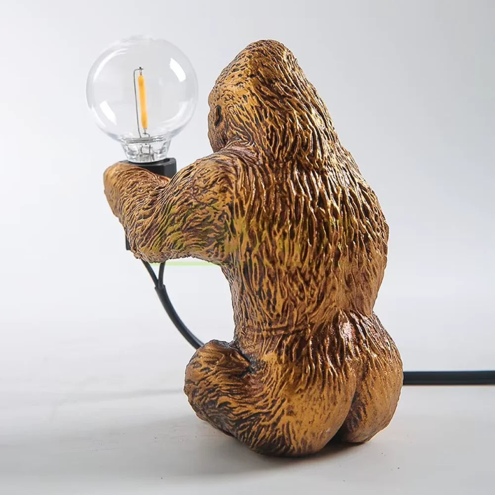 Moderne Gorilla  Hars Nachtlampje Tafellamp