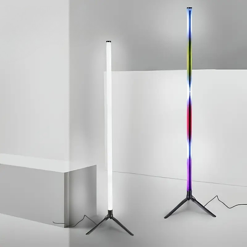 Smart LED Vloerlamp – RGB Muziek Sfeerlamp met App-bediening