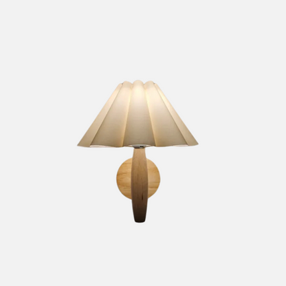 Scandinavisch Design Wandlamp met Gevouwen Stoffen Kap