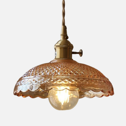 Klassiek Glazen Bloem Hanglamp