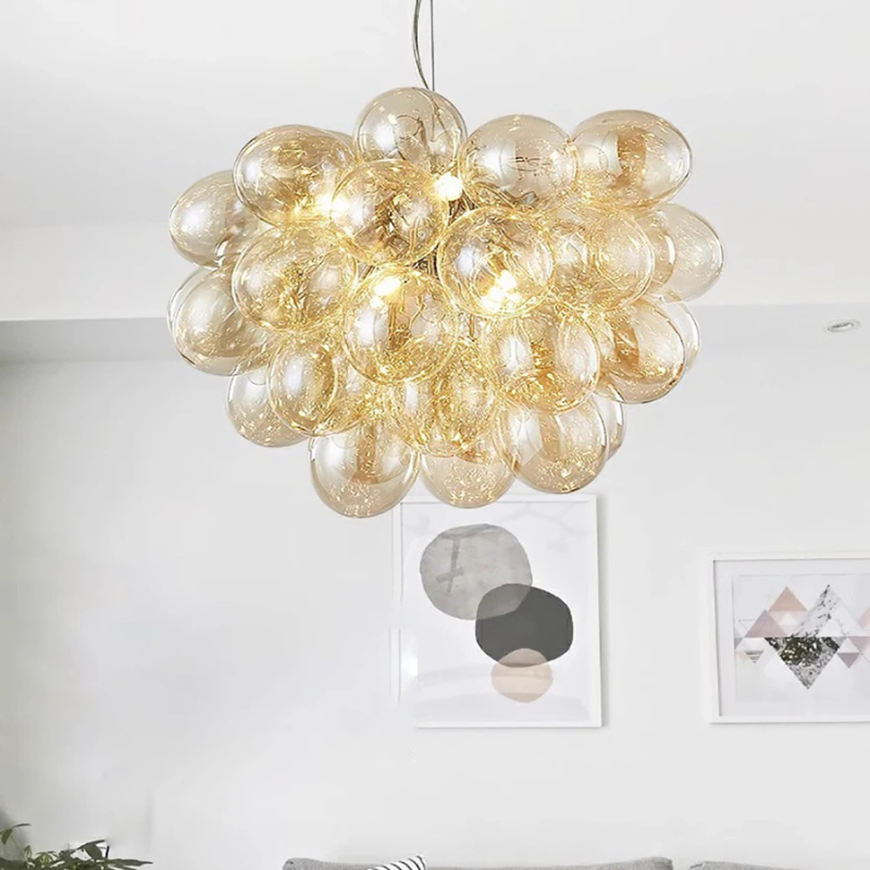 Moderne Glazen Bol hanglamp Kroonluchter