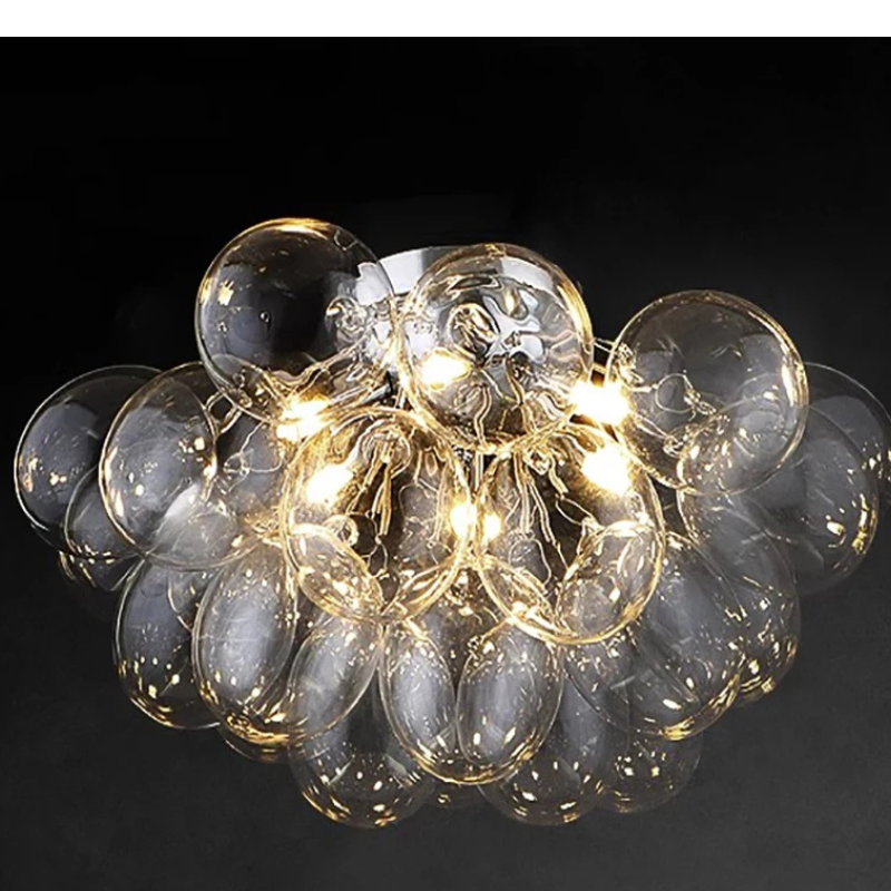 Moderne Glazen Bol hanglamp Kroonluchter