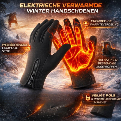 Verwarmde Handschoenen Thermische Touchscreen Winter Buiten