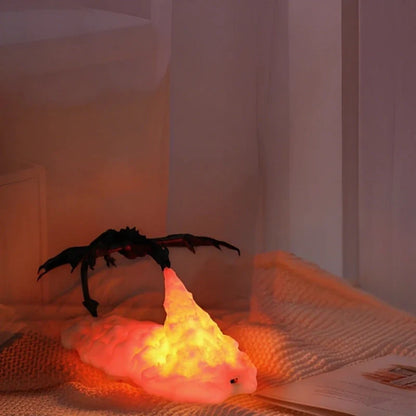 Dracarys Draaklamp–Mystieke 3D Nachtlamp