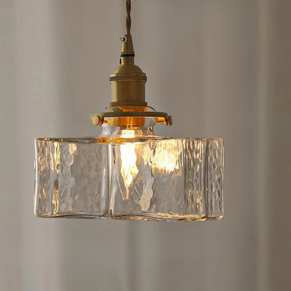 Moderne Retro LED Glazen Hanglamp