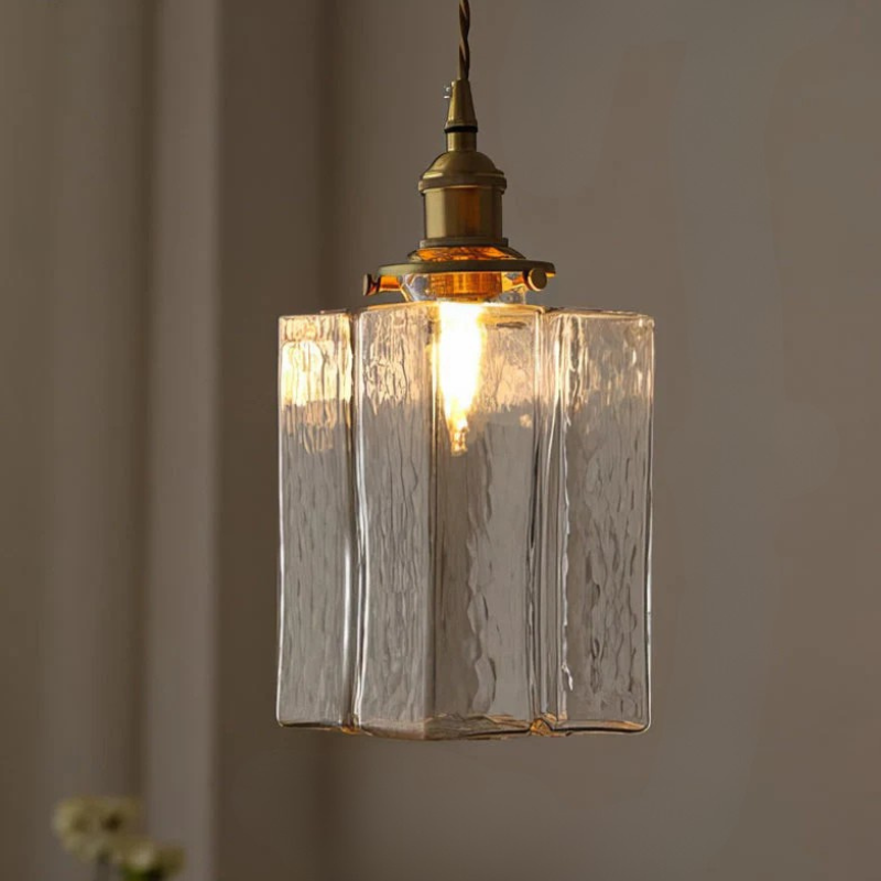 Moderne Retro LED Glazen Hanglamp