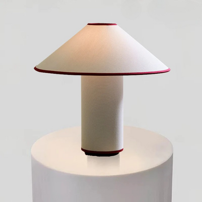 Minimalistische Tafellamp met Stoffen Kap