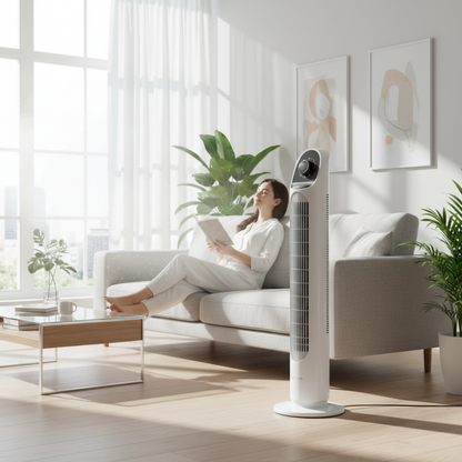 Ventilator Toren Elektrisch Stil Staand Binnen Koeling