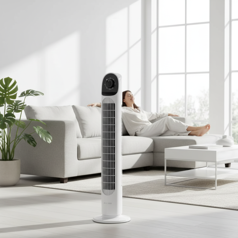 Ventilator Toren Elektrisch Stil Staand Binnen Koeling