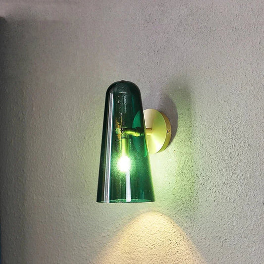 Luxe Handgeblazen Glow Glas Wandlamp