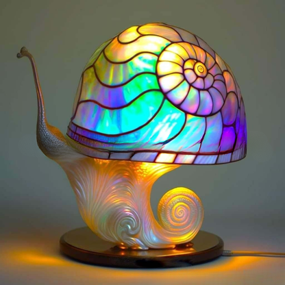 Tafellamp Tiffany Dieren Design Glas Decoratieve Verlichting