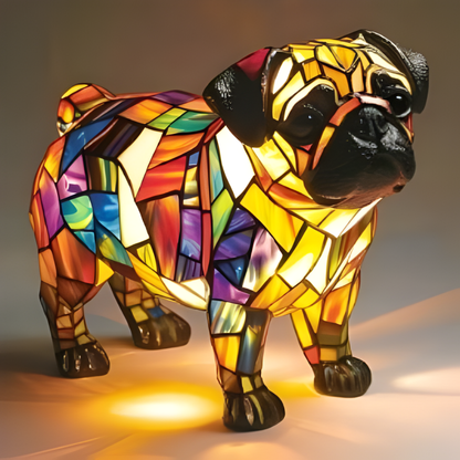 Tafellamp Tiffany Dieren Design Glas Decoratieve Verlichting