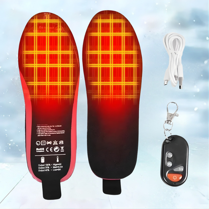 Verwarmde Inlegzolen Oplaadbare Elektrische Winter Zolen