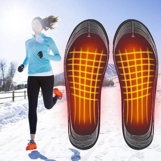Verwarmde Inlegzolen Oplaadbaar USB Warmte Winter