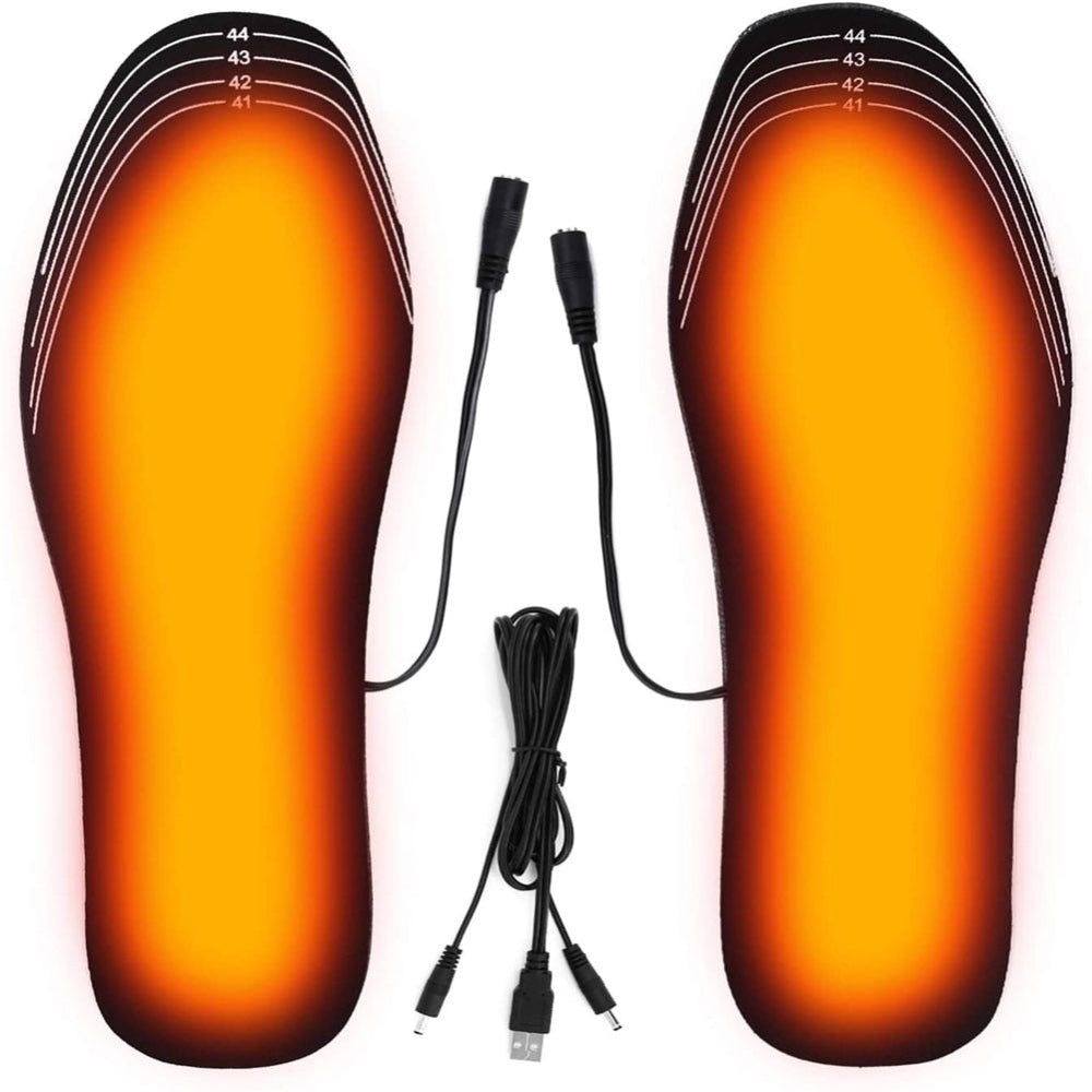 Verwarmde Inlegzolen Oplaadbaar USB Warmte Winter