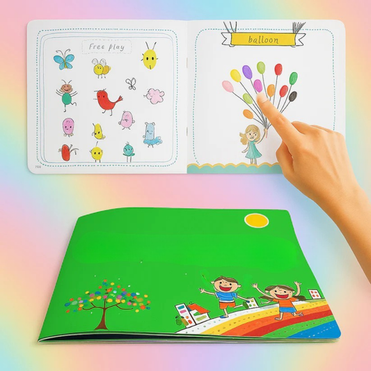 Vingerverf Wasbare Kinderverf Creatieve Verfset Rond