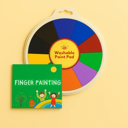 Vingerverf Wasbare Kinderverf Creatieve Verfset Rond