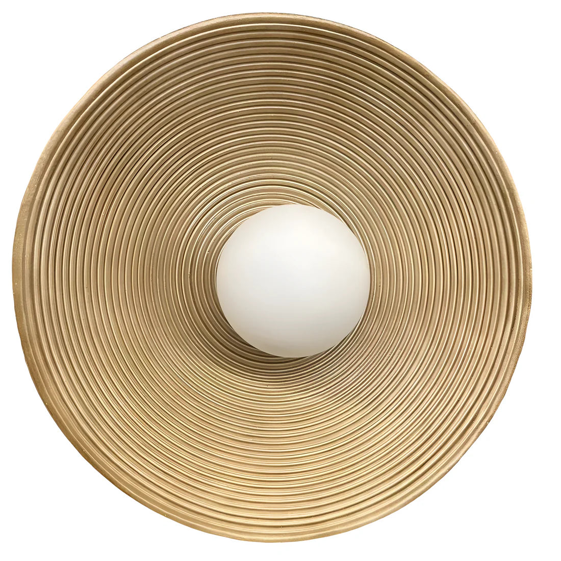 Retro Keramische Stijl Hars Ronde LED Wandlamp